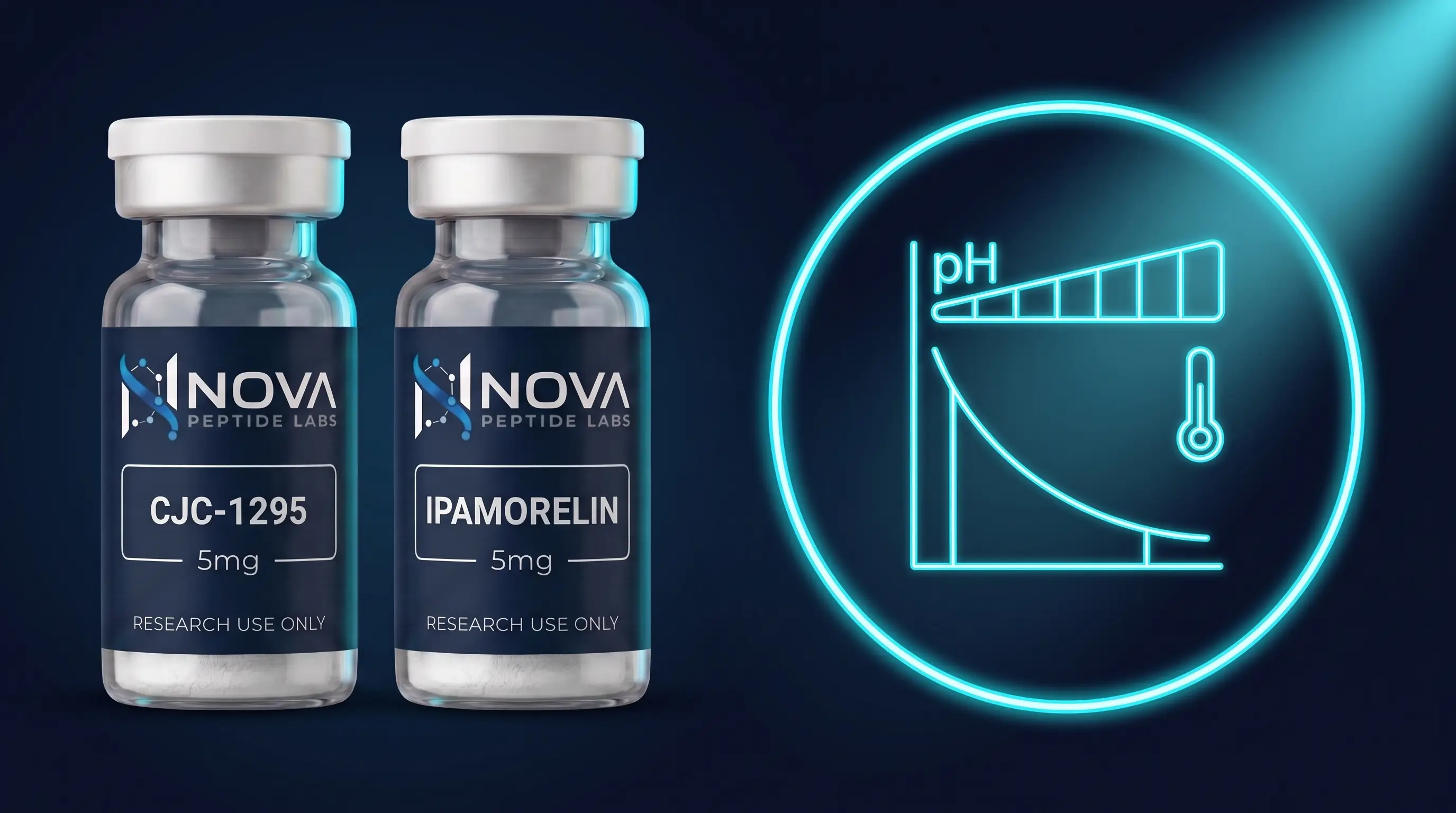 Stabilité des mélanges de peptides : le piège du pH après reconstitution